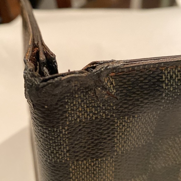 LOUIS VUITTON DAMIER Pertefeuille Marco BIFOLD WALLET #CA0045 - Picture 5 of 12